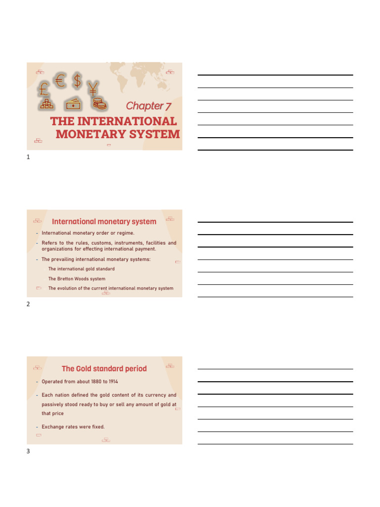 Chapter 07 - International Monetary Systems | PDF | Special Drawing ...
