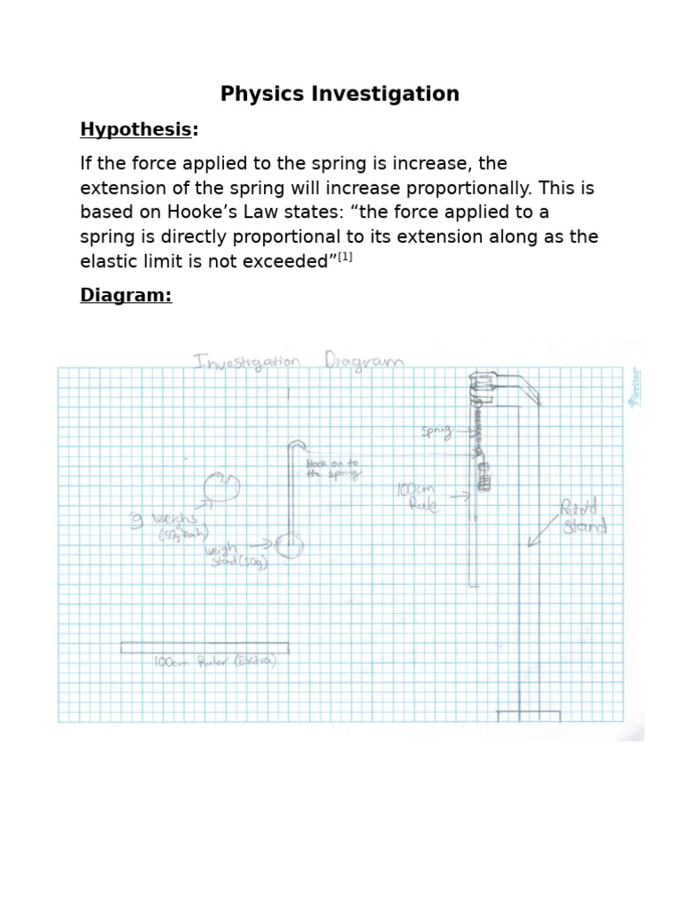 Nhat Physics Investigation | PDF | Experiment | Force