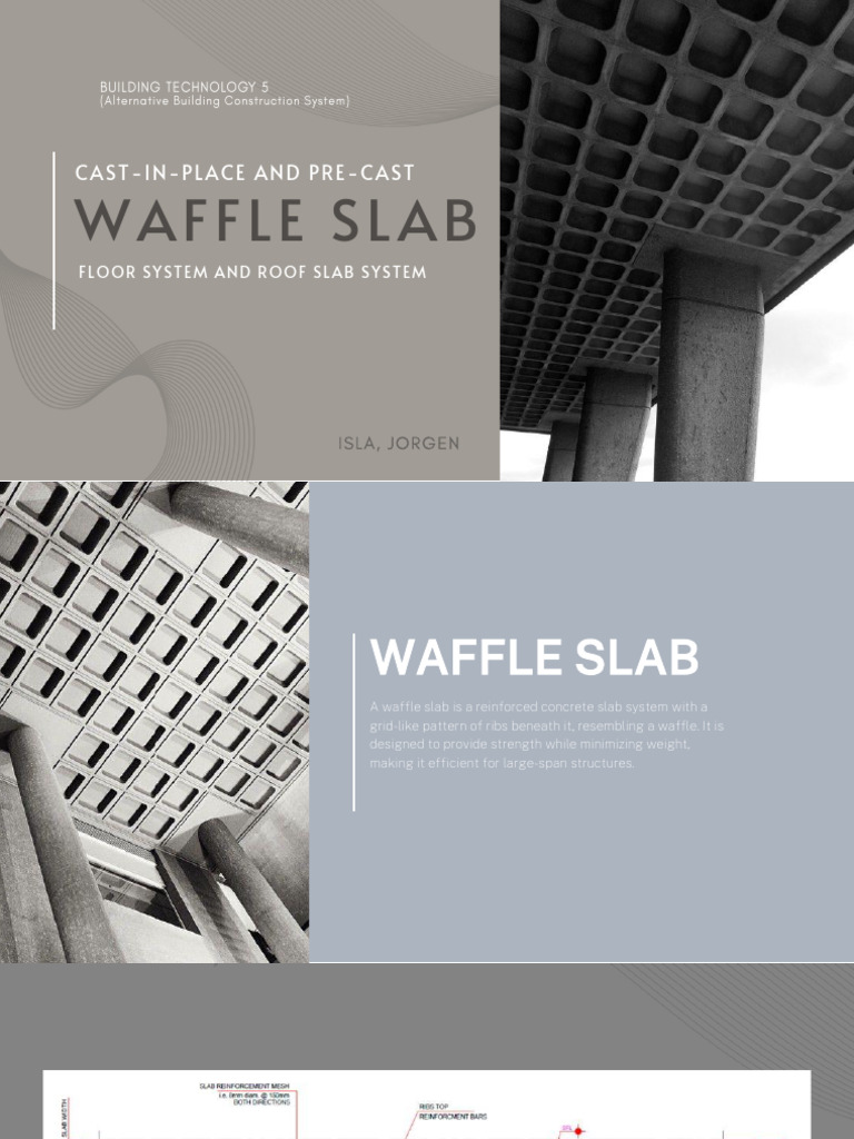 BT Waffle Slab | PDF | Precast Concrete | Concrete