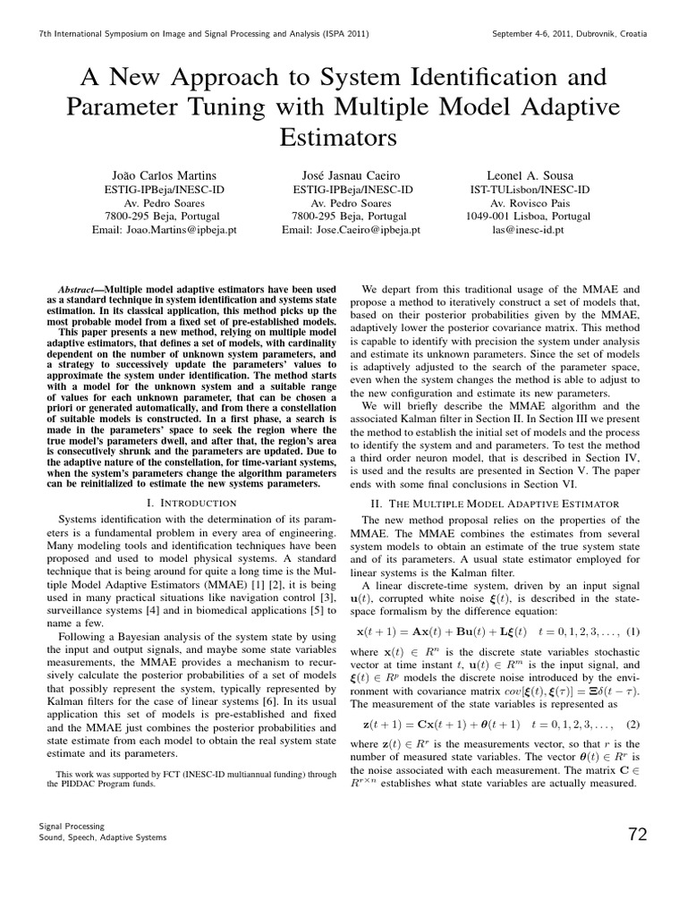 A New Approach To System Identification and Parameter Tuning With ...