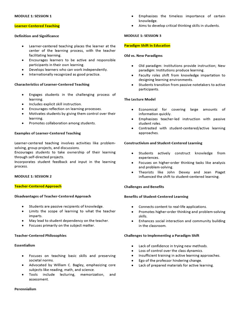 1 Educ 103 Reviewer | PDF | Learning | Recall (Memory)