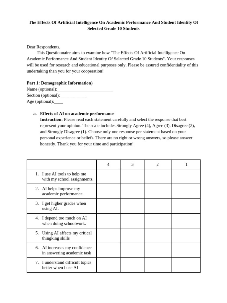 Survey | PDF | Artificial Intelligence | Intelligence (AI) & Semantics