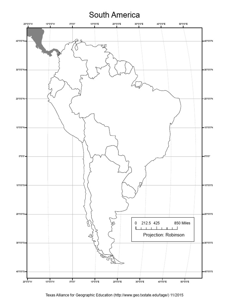 TAGE SouthAmericaPolitical Map | PDF