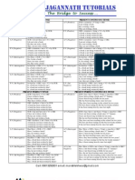 Tenses Chart