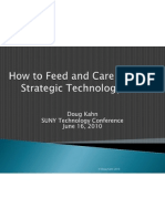 How To Feed and Care For Your Strategic Technology Plan - STC 2010