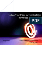 Finding Your Place in The Strategic Technology Organization