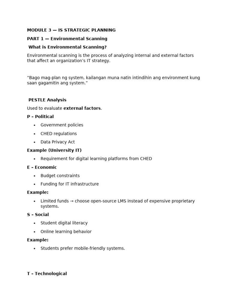 Is Strategic Planning | PDF | Swot Analysis | Security