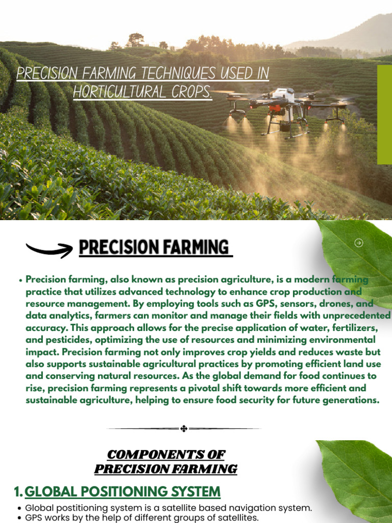 Precision Farming 1 | PDF | Agriculture | Geographic Information System