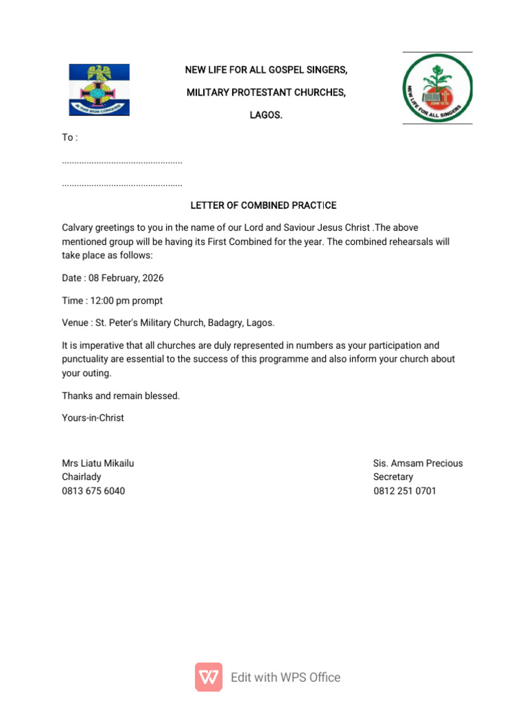 Combined Letter | PDF