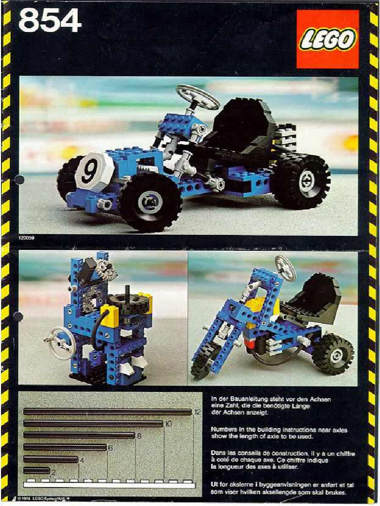Lego Technic 0854 Kart (1978) (HA Occasion) | PDF