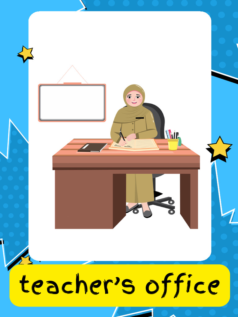 Flashcard Room at School | PDF