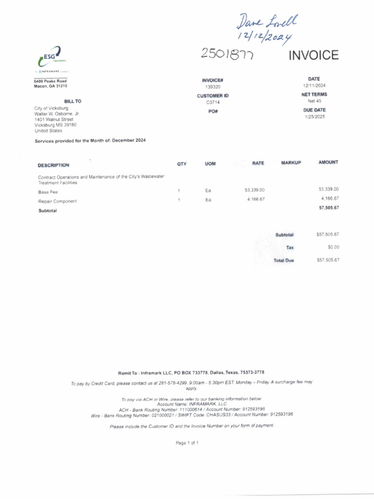 Invoices ESG | PDF