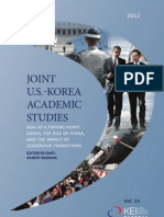 Gilbert Rozman South Korean National Identity Gaps With China Japan Joint U.s.-Korea Academic Studies Vol 2012
