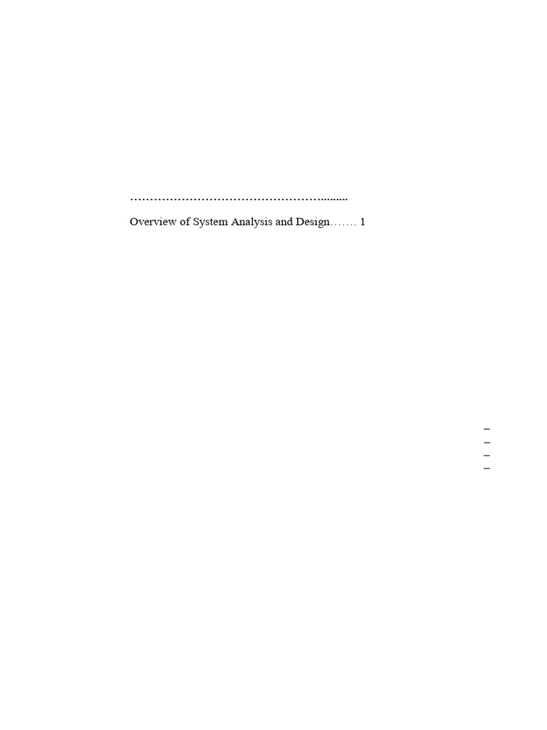 CSC 3102 System Analysis | PDF | System | Information