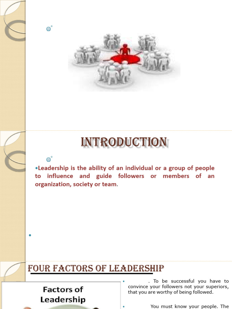MTCSR Mod-4 Leadership & Styles | PDF | Leadership | Social Psychology