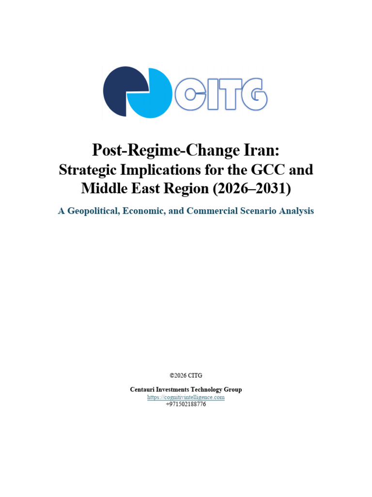 CITG Iran Regime Change Analysis 020326 DGA | PDF | Gulf Cooperation ...
