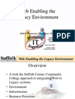 Web Enabling The Legacy Environment STC 2003