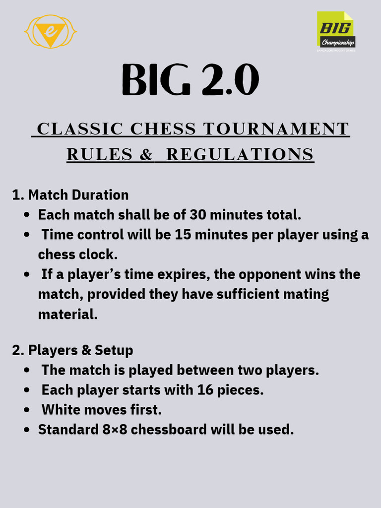 Big'Chess Rules | PDF