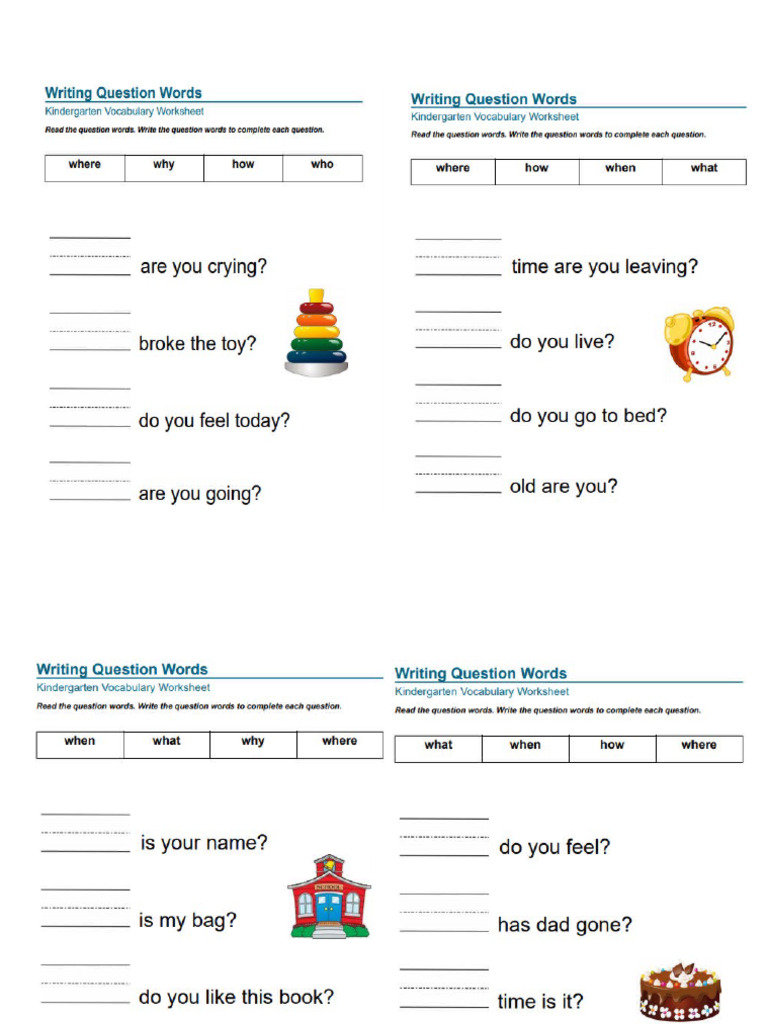 Question Words | PDF