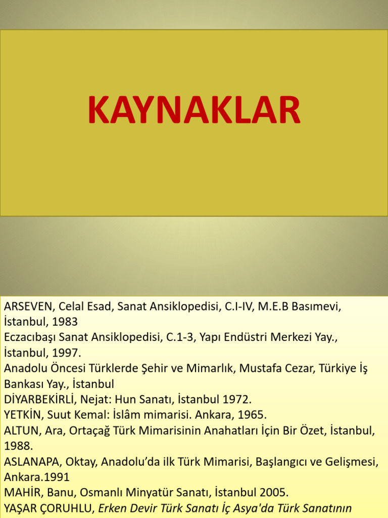 1 Kaynaklar | PDF