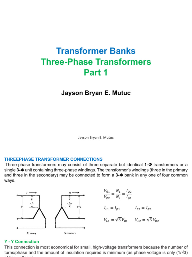 3-Phase Transformers p1 | PDF | Transformer | Electric Power Transmission