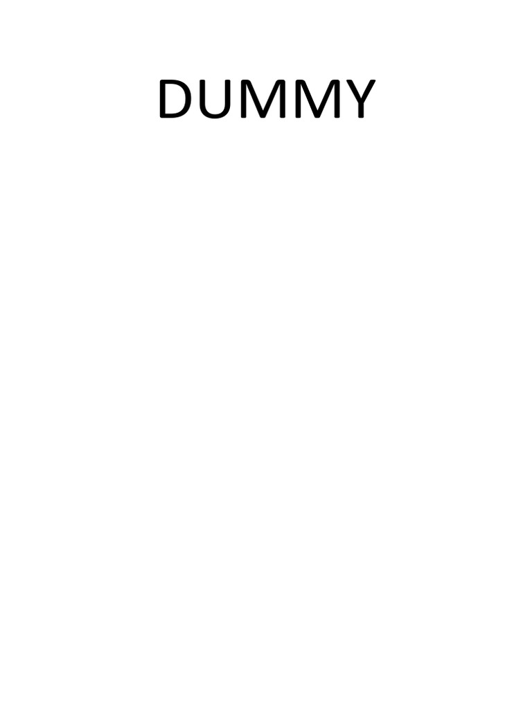 Min 2 Presentations Template Dummy 2 | PDF