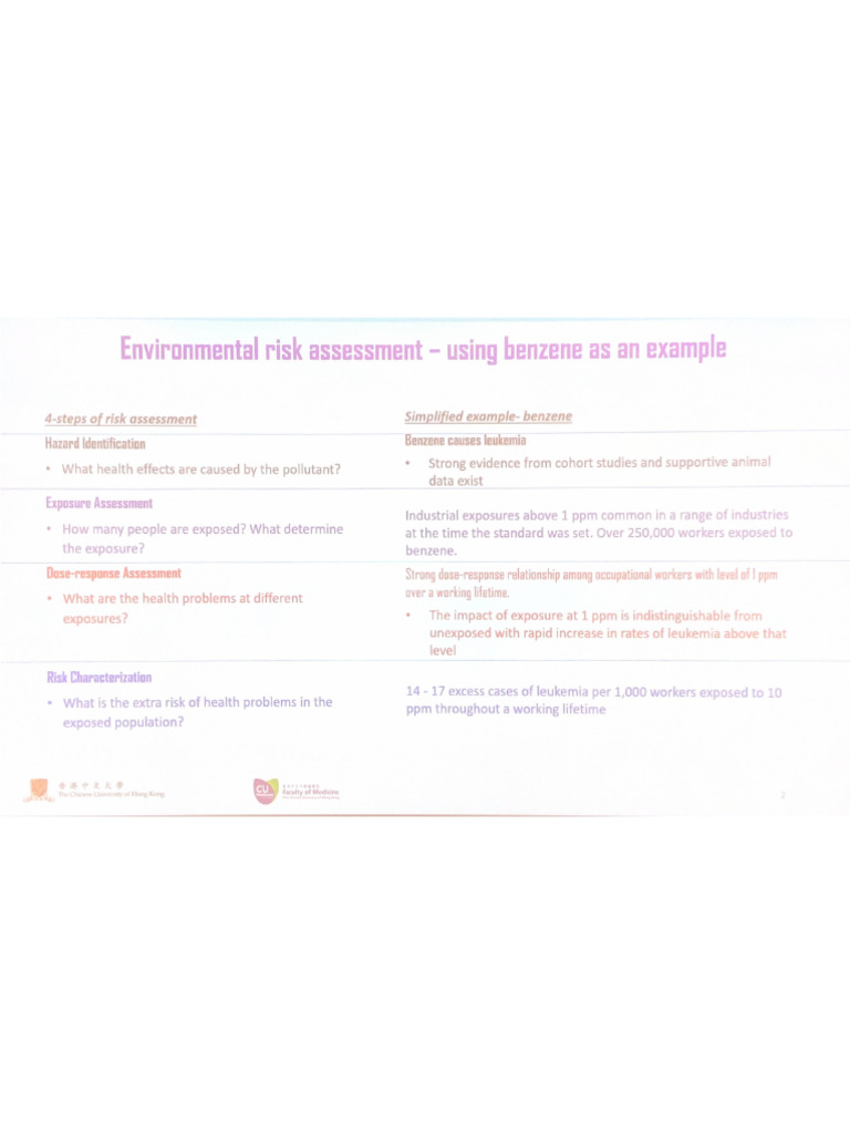 L05 Environmental Risk Assessment | PDF | Occupational Safety And ...