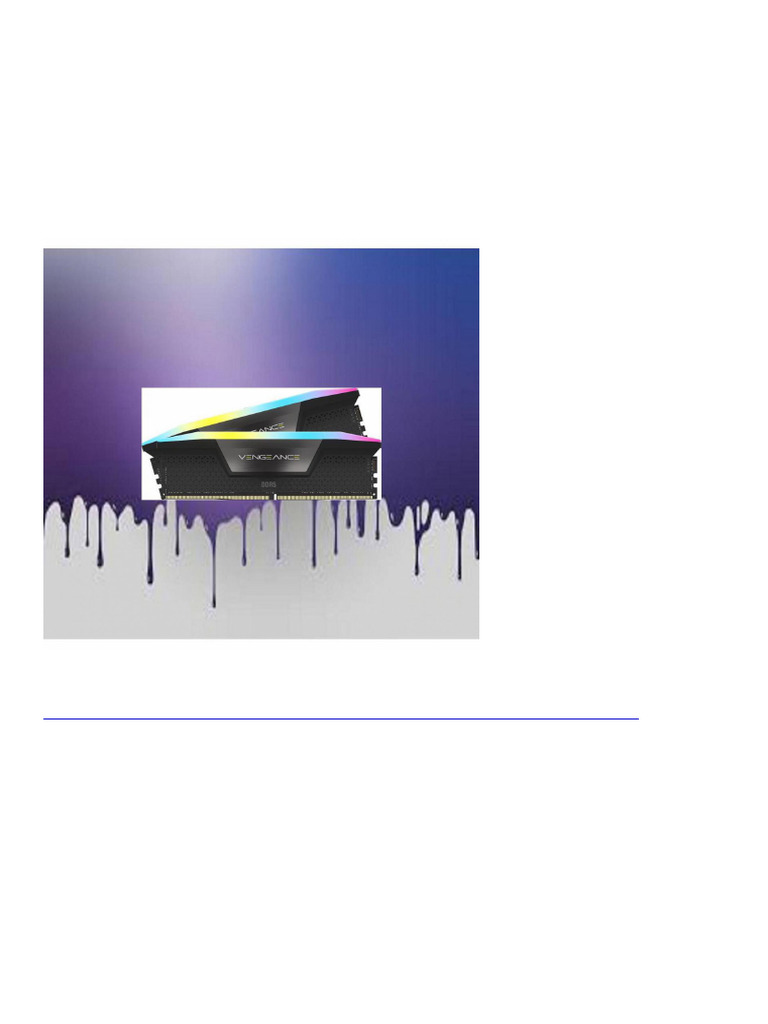 2155 CORSAIR Vengeance RGB DDR5 RAM 48GB 2x24GB 6000MHz CL36 Intel XMP ...