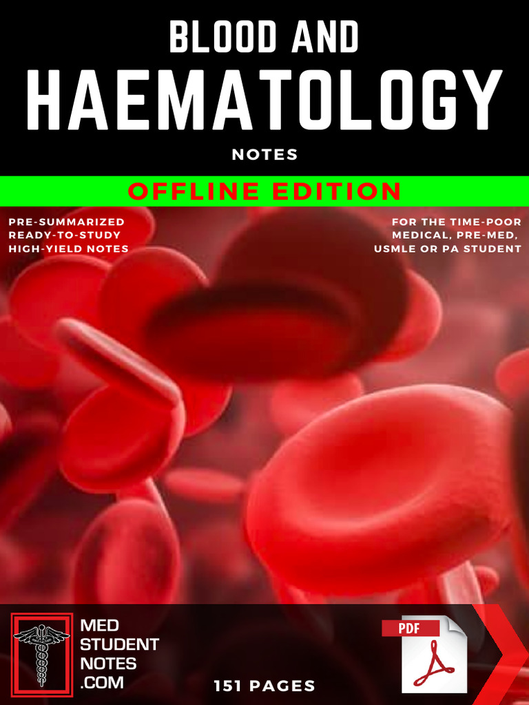 Blood and Haematology | PDF | Blood Plasma | Human Body