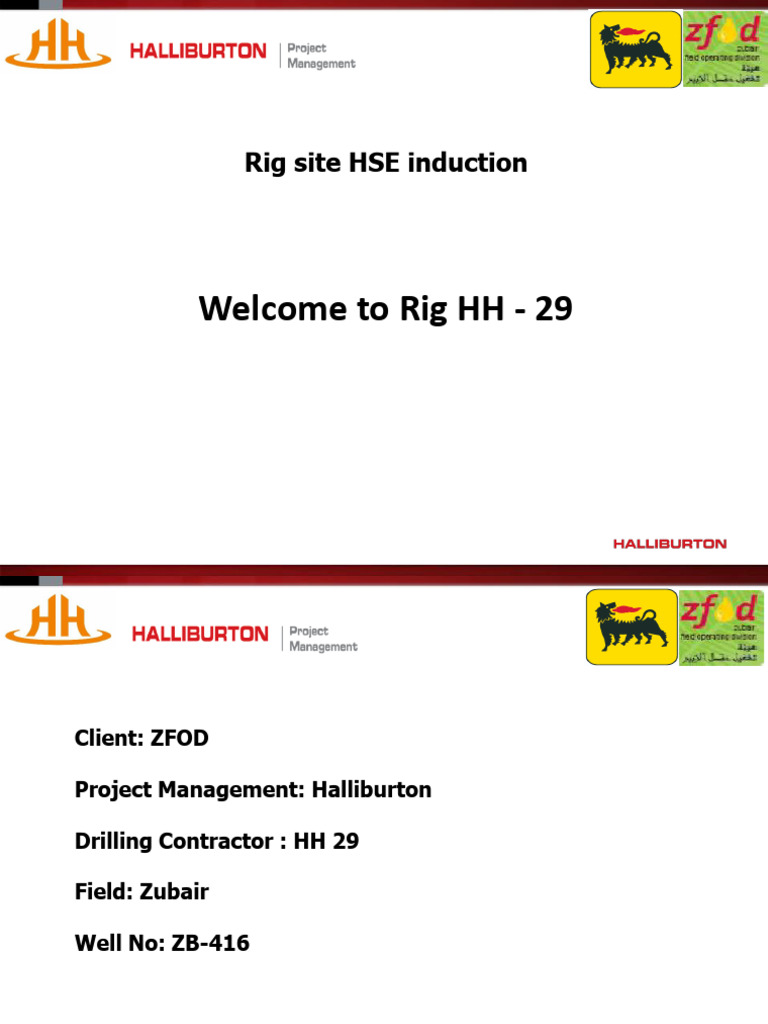 HH 29 Hse Induction - Final | PDF | Safety | Occupational Safety And Health