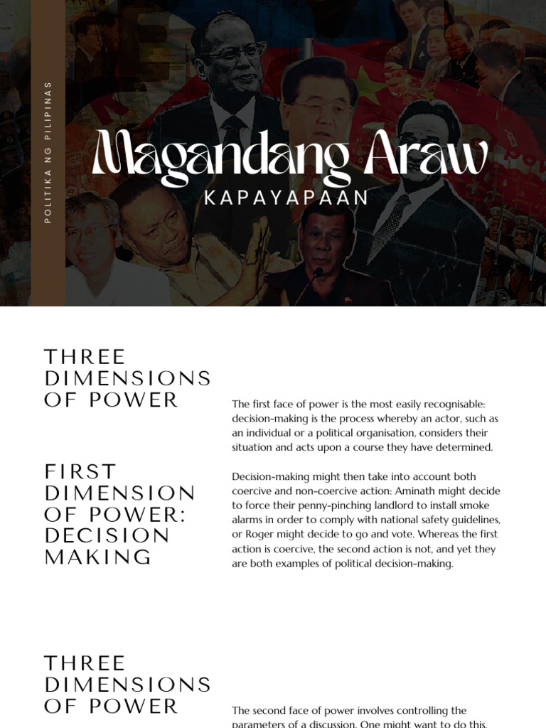 Polgov 7 Power and Dimension | PDF | Expert | Credibility