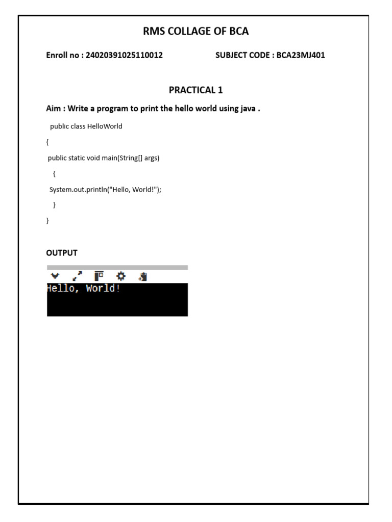 Aastha Java Practicals | PDF | Software Engineering | Computer Programming