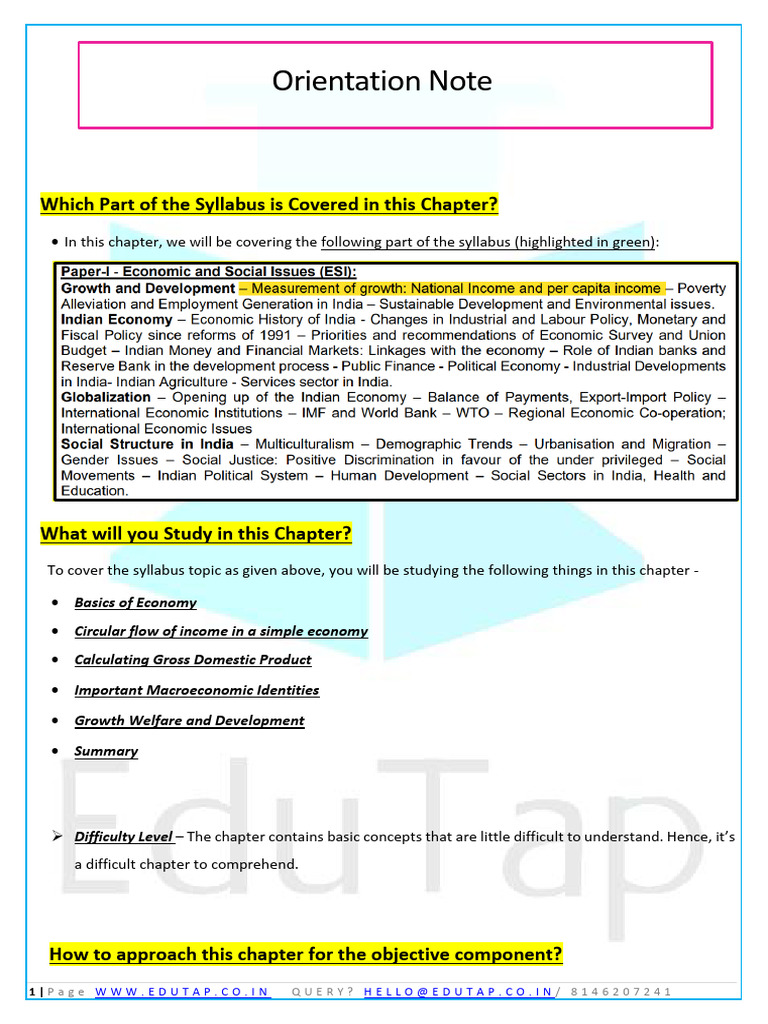 Orientation Note Lyst1770292251351 | PDF | Gross Domestic Product ...