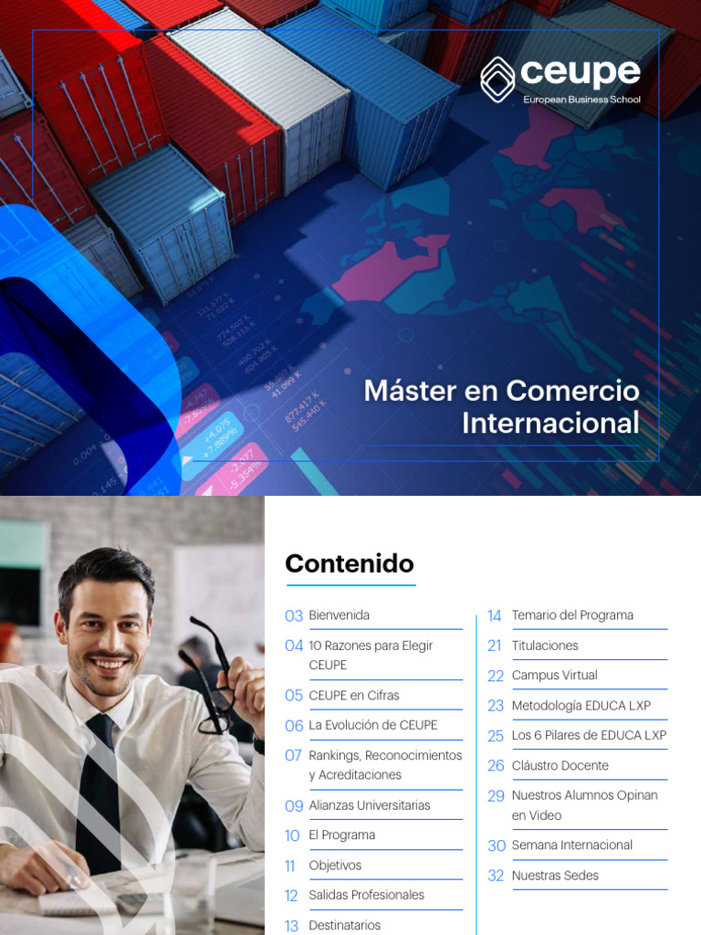 Master en Comercio Internacional Ceupe | PDF | La política monetaria ...