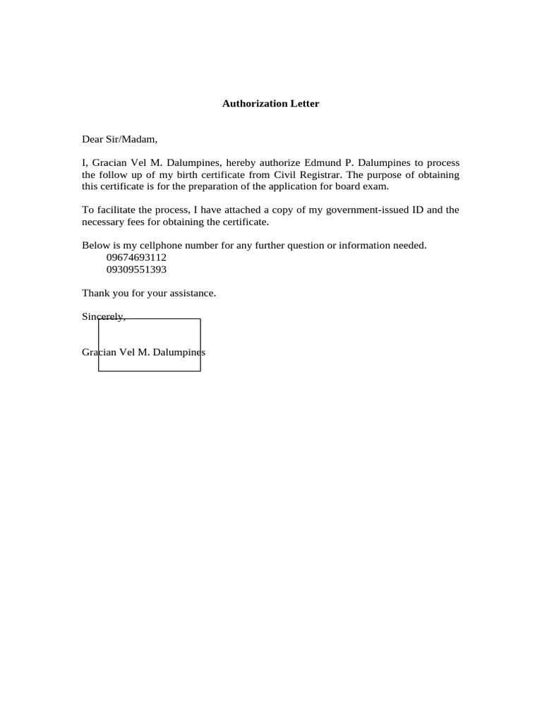 Authorization | PDF