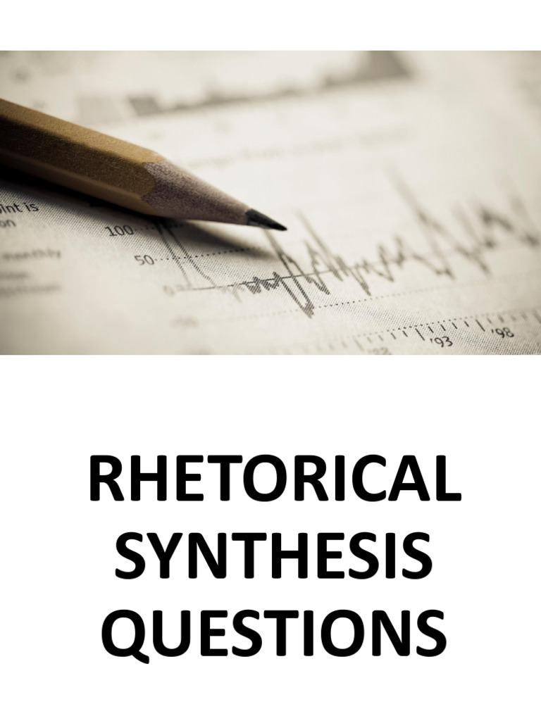 Rhetorical Synthesis Questions | PDF | David Copperfield | The History ...