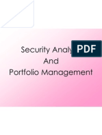 Security Analysis Portfolio Management Techniques