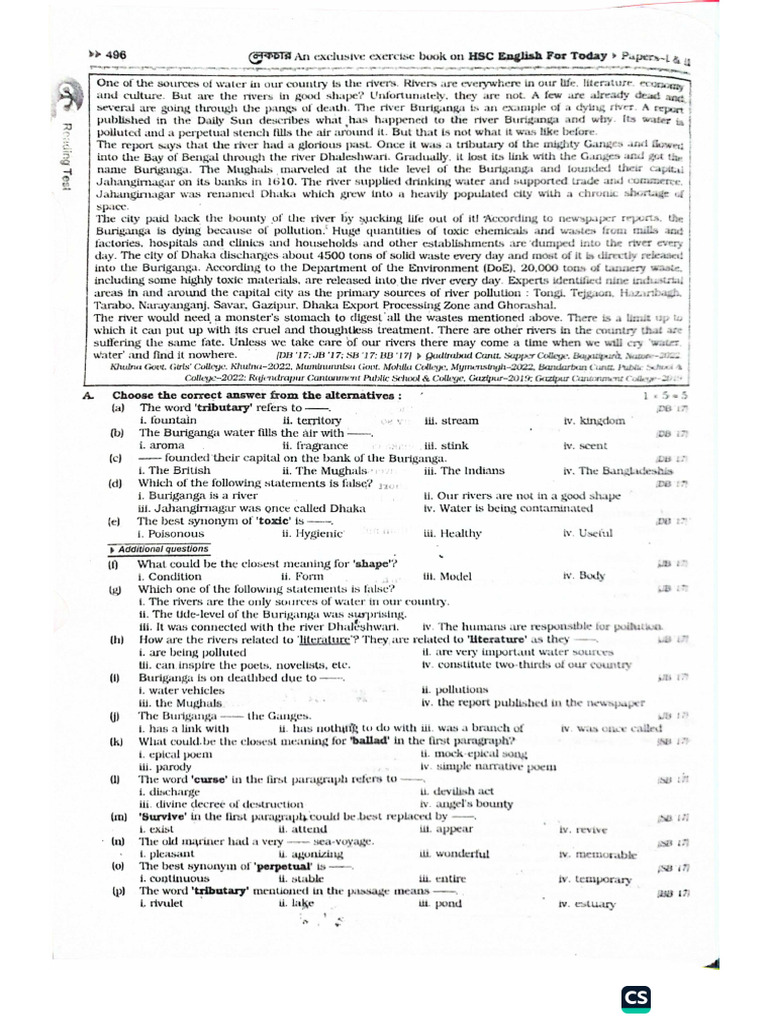 Model Test (Water) | PDF