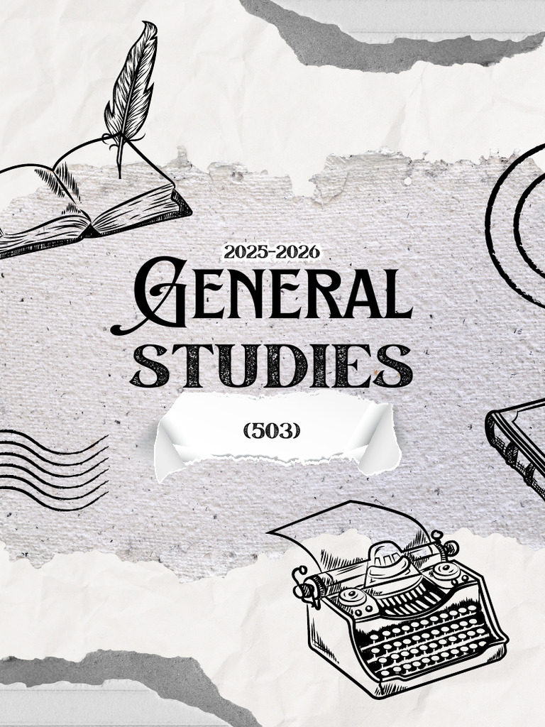General Studies | PDF