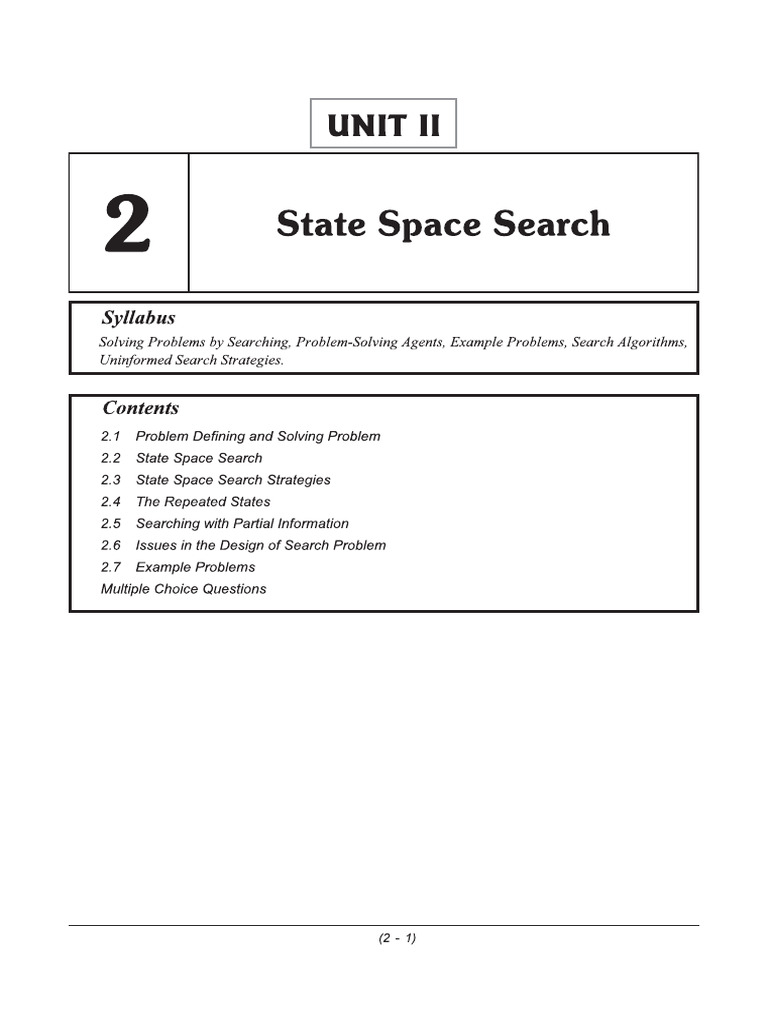 Unit-2 Artificial Intelligence | PDF | Mathematical Optimization ...