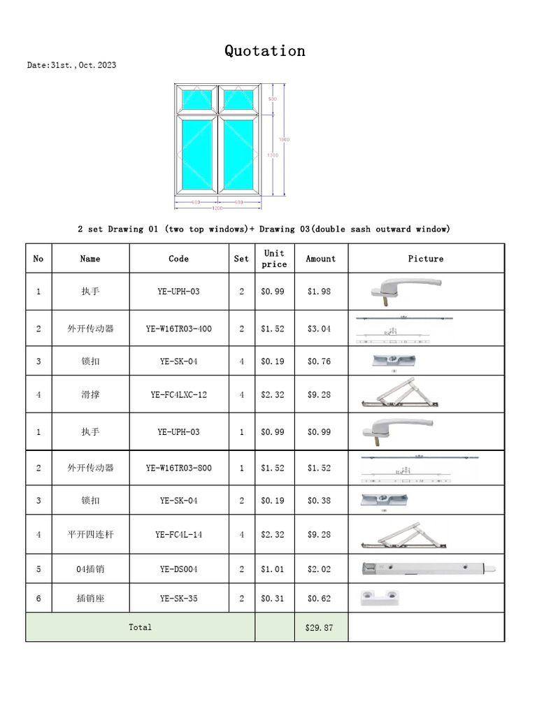 Hardware Quotation | PDF