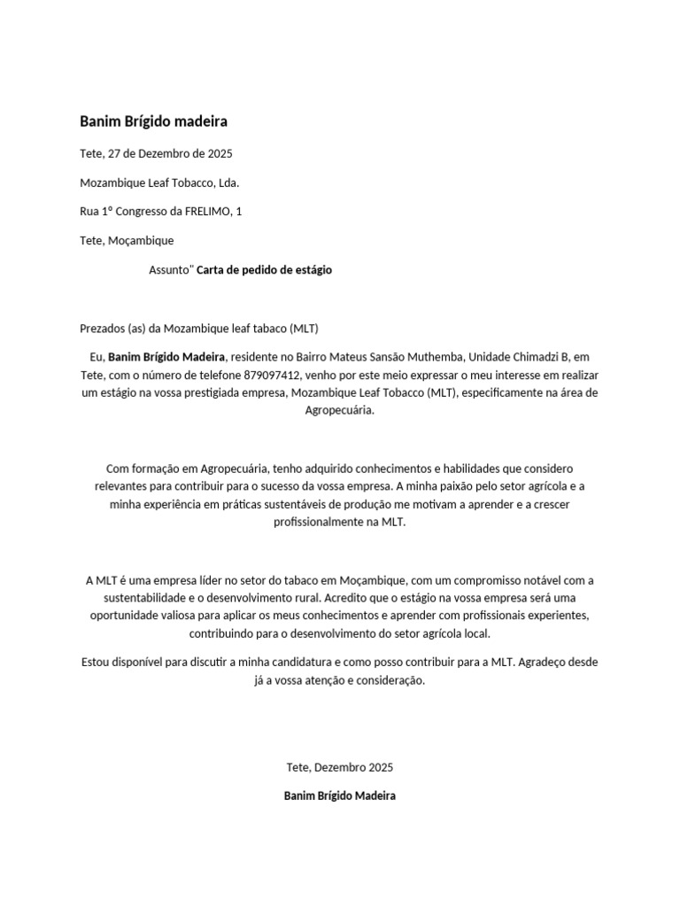Banim Brígidotabacco | PDF