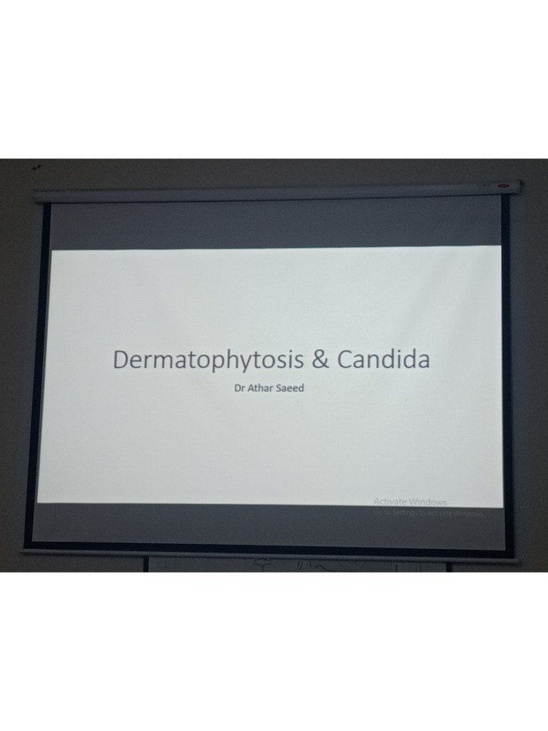 Dermatophytosis and Candida Patho Lab (DR Athar) | PDF