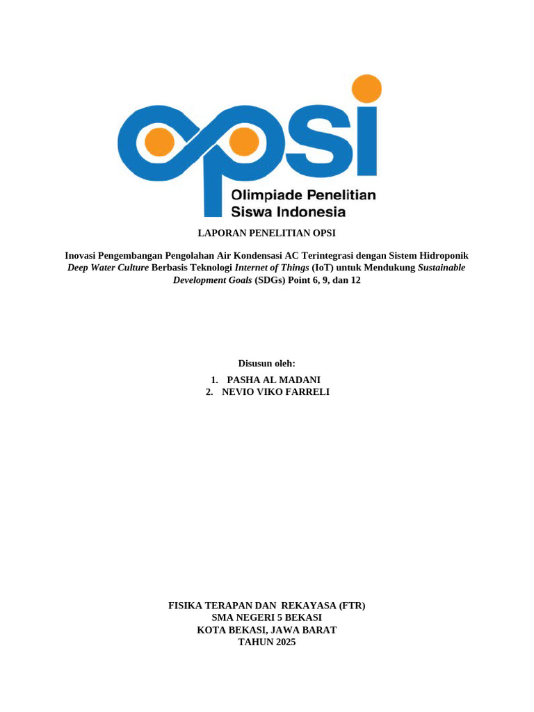 Proposal OPSI Fixed | PDF