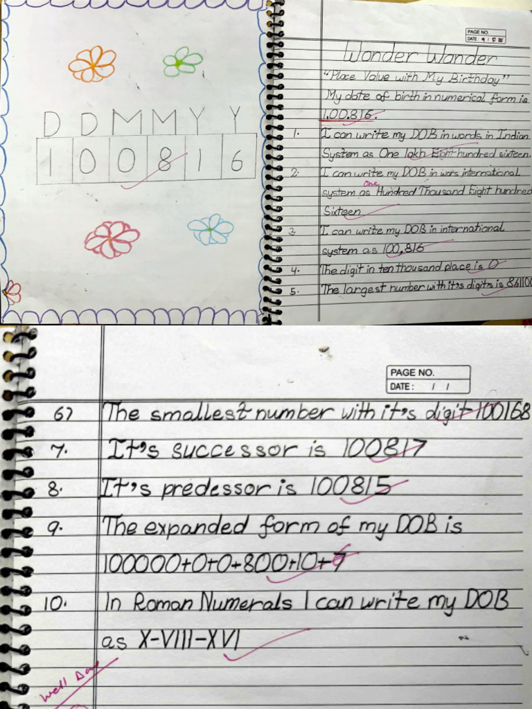 Grade 4 Maths Project File | PDF