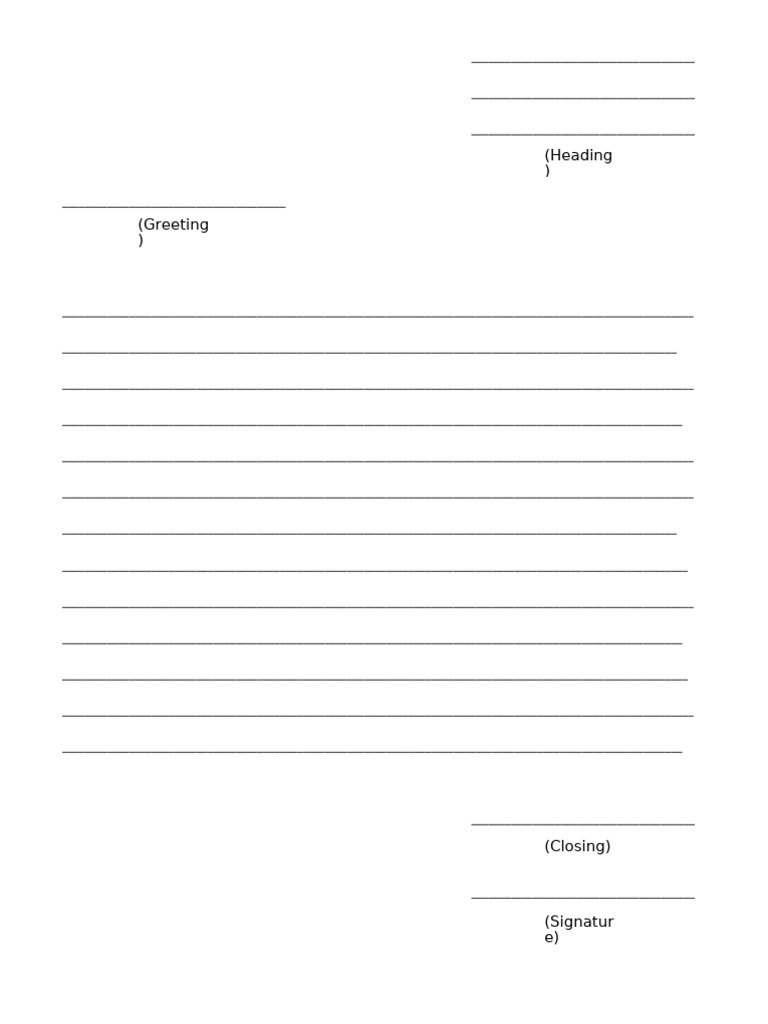 GRACE JOHNSON - Friendly Letter Rough Draft | PDF