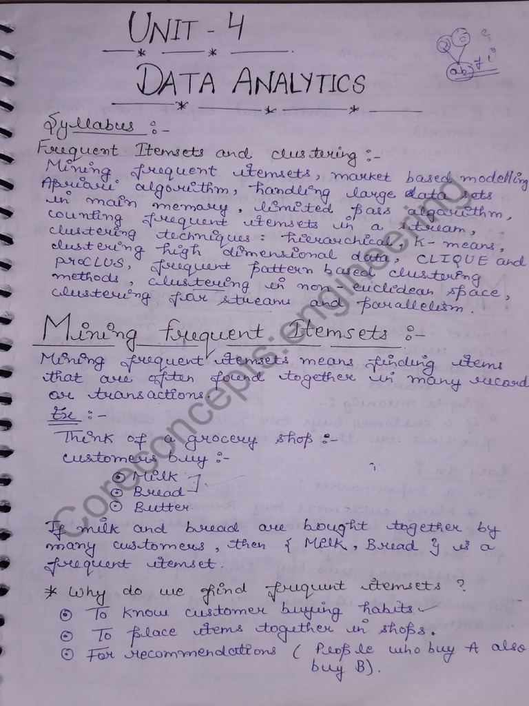 Unit-4 Data Analytics by Coreconcepts - Engineering | PDF