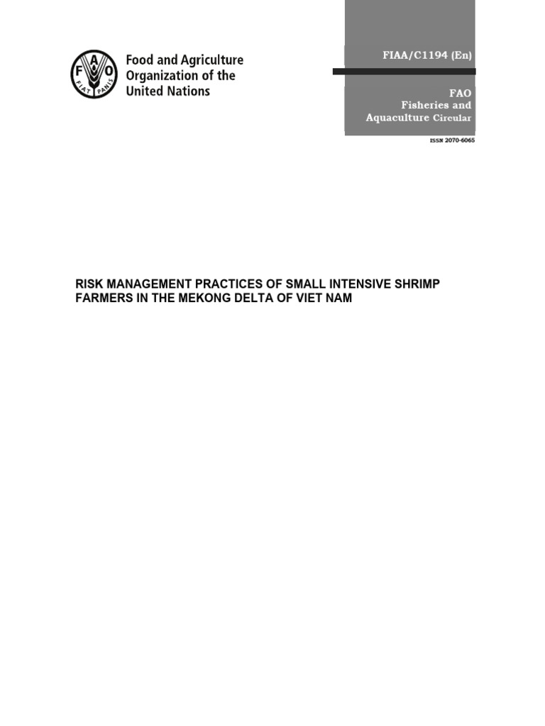 Risk Management Practices of Small Intensive Shrimp | PDF | Creative ...