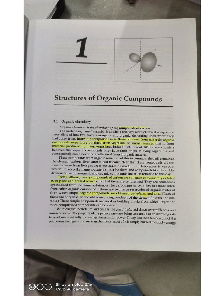 Structure of Organic Compound | PDF