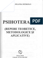 27019538 Iolanda Mitrofan Psihoterapie Repere Teoretice Metodologice Si Aplicative